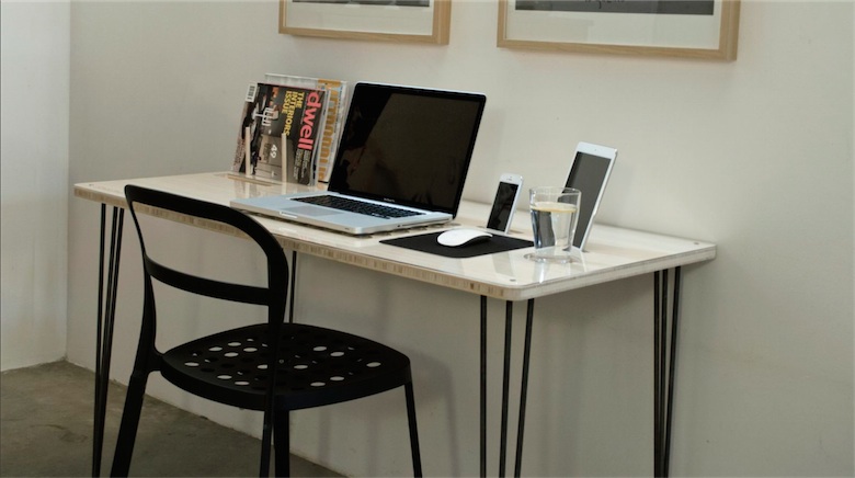 Kickstarter : un bureau conçu pour le Mac avec un dock iPhone/iPad